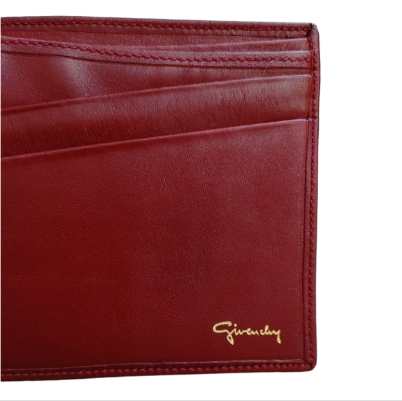 Vintage Givenchy Bordeaux Smooth Leather Bi-Fold Wallet - Picture 11 of 16